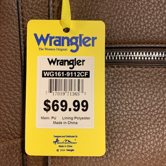 NWT Wrangler Convertible Backpack - Coffee Brown - Picture 7 of 9